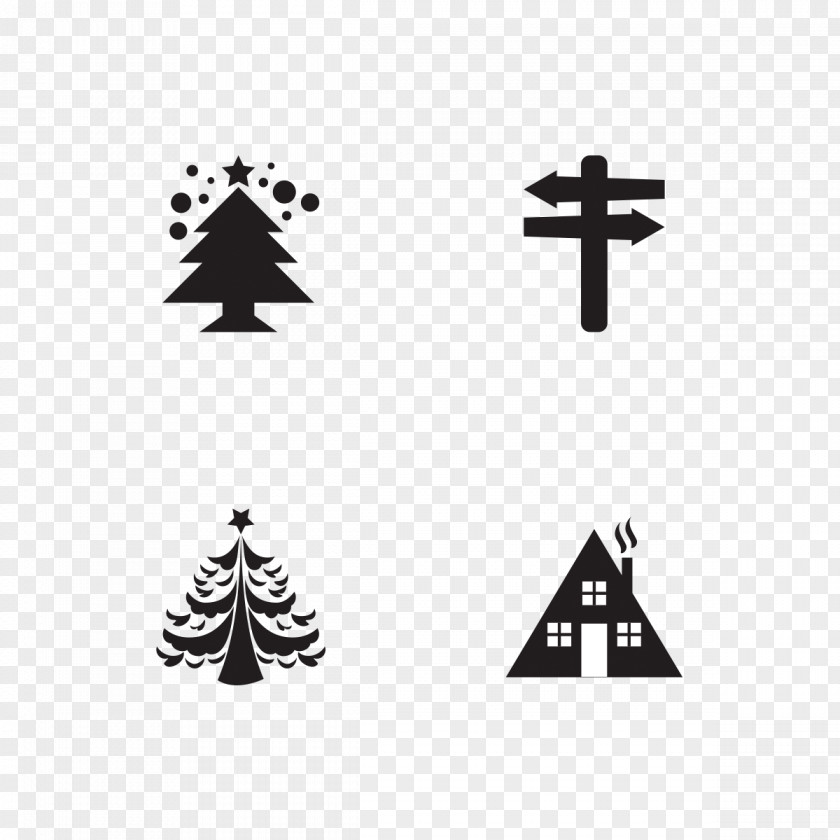 Snow House Christmas Euclidean Vector Icon PNG