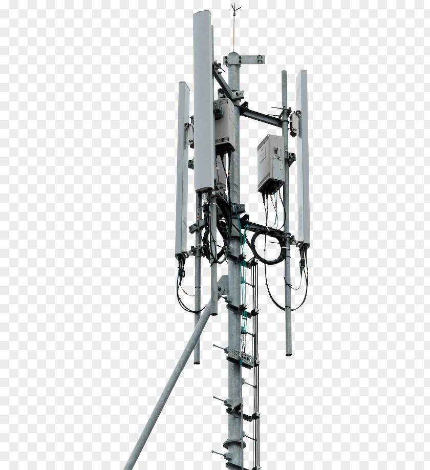 Telecommunications Tower Aerials Service Broadband Mobile Phones PNG