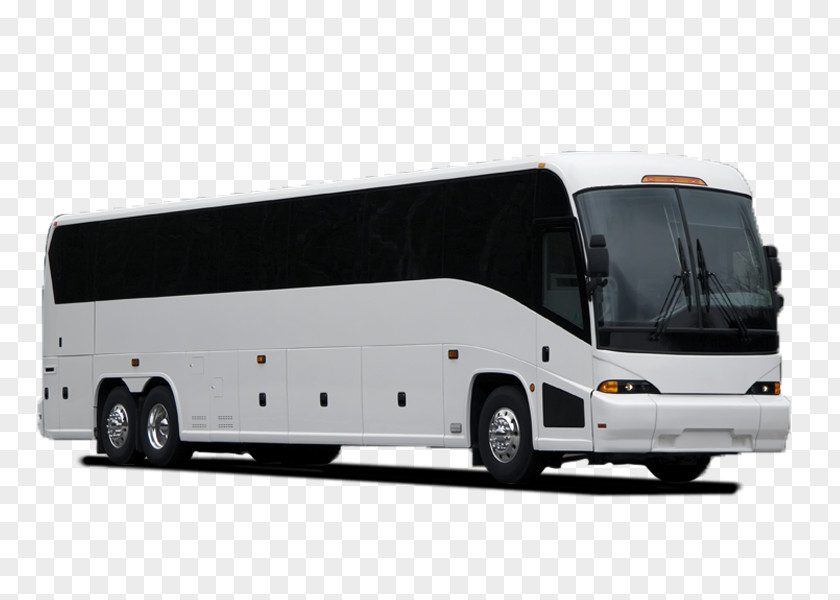 White Bus Car Luxury Vehicle Coach Travel PNG