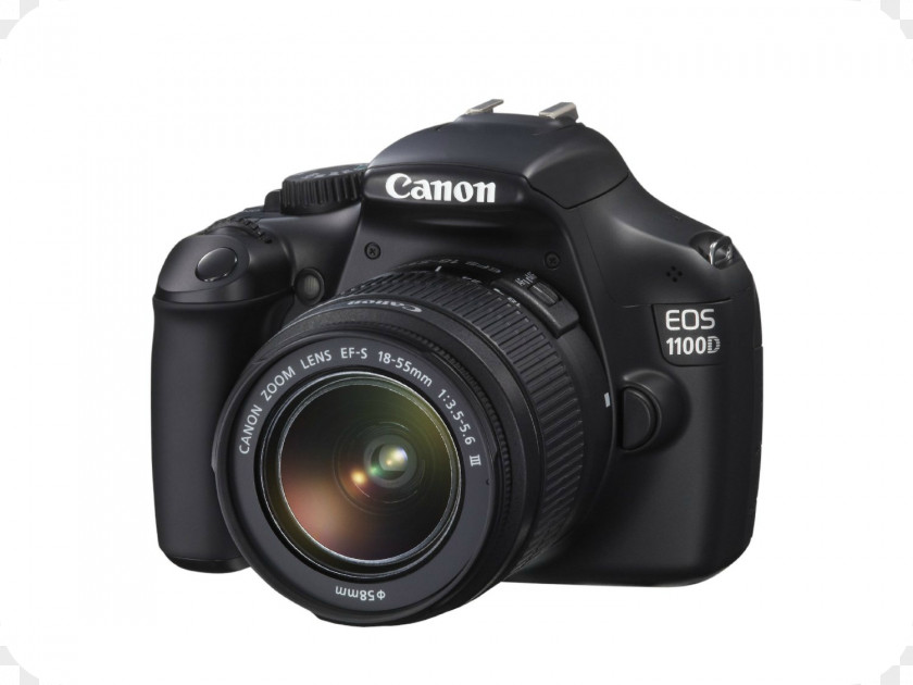 Camera Canon EOS 1100D 600D 300D 1000D EF-S 18–55mm Lens PNG