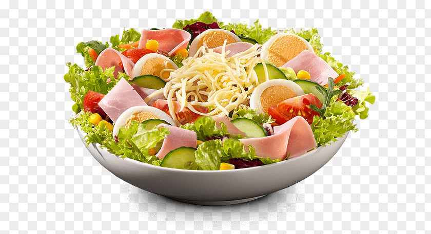 Chef Salad Tele Pizza Gouda Cheese Ham PNG