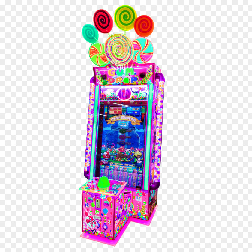 Gumdrop Arcade Game Amusement Video Redemption PNG