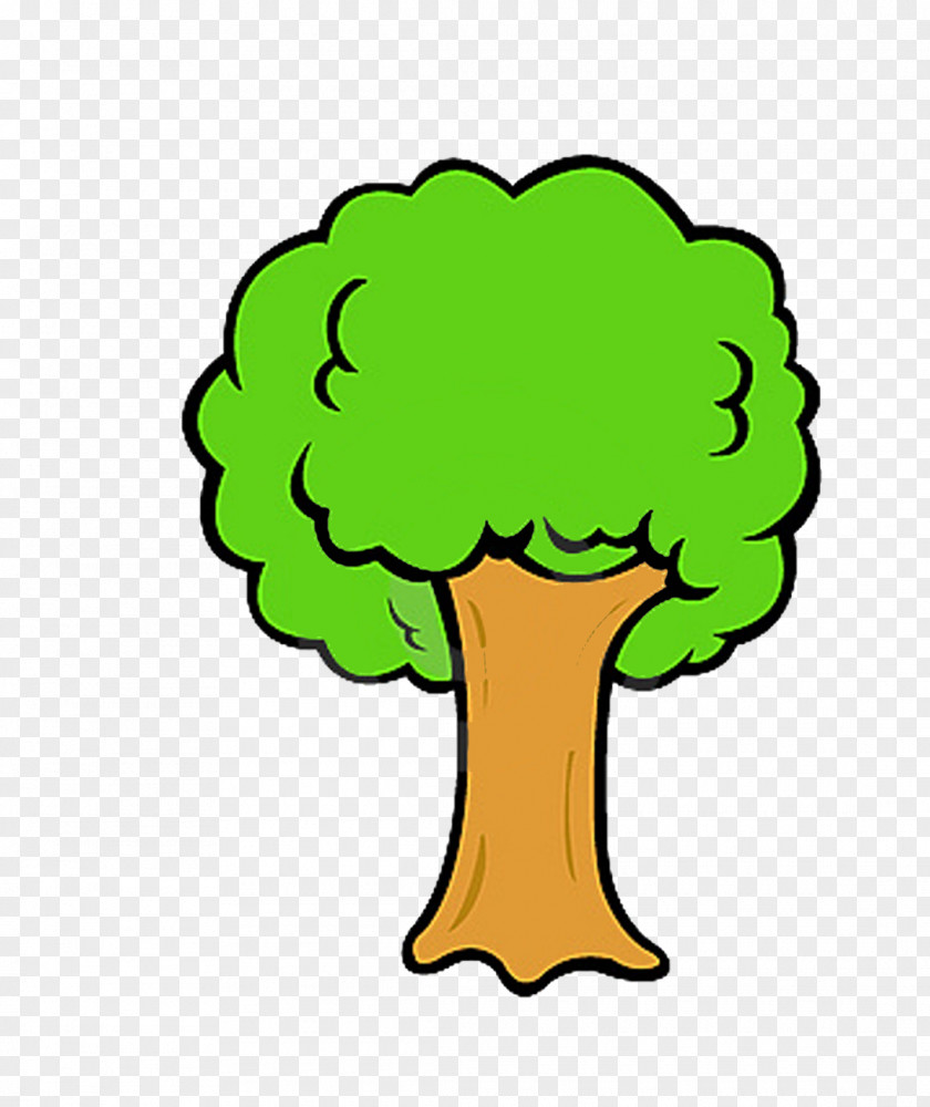 Tree Cartoon Drawing Clip Art PNG