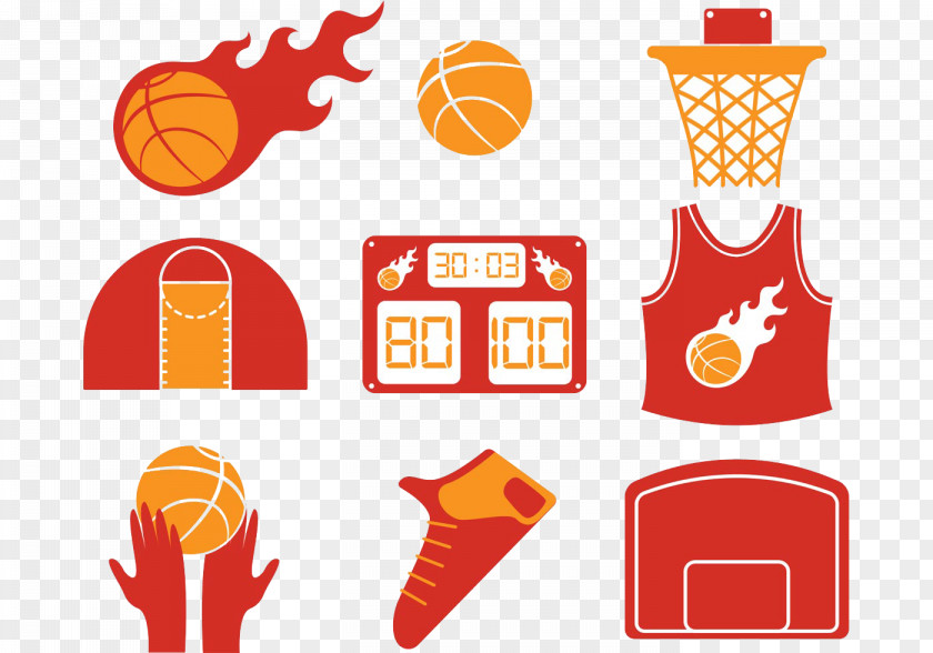 Vector Basketball Court Jersey Icon PNG