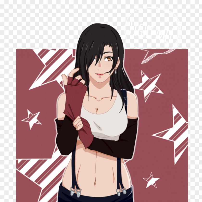 Dynamic Fashion Color Shading Background Tifa Lockhart Vincent Valentine Final Fantasy VII Drawing Kingdom Hearts PNG