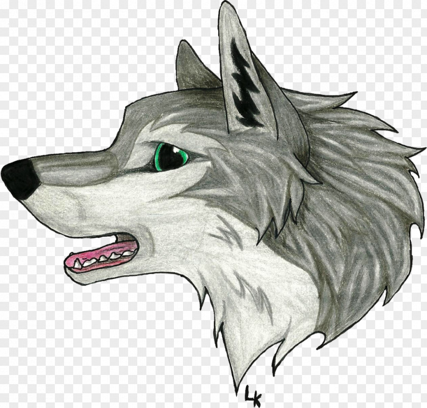 Gray Wolf Snout Legendary Creature Sketch PNG