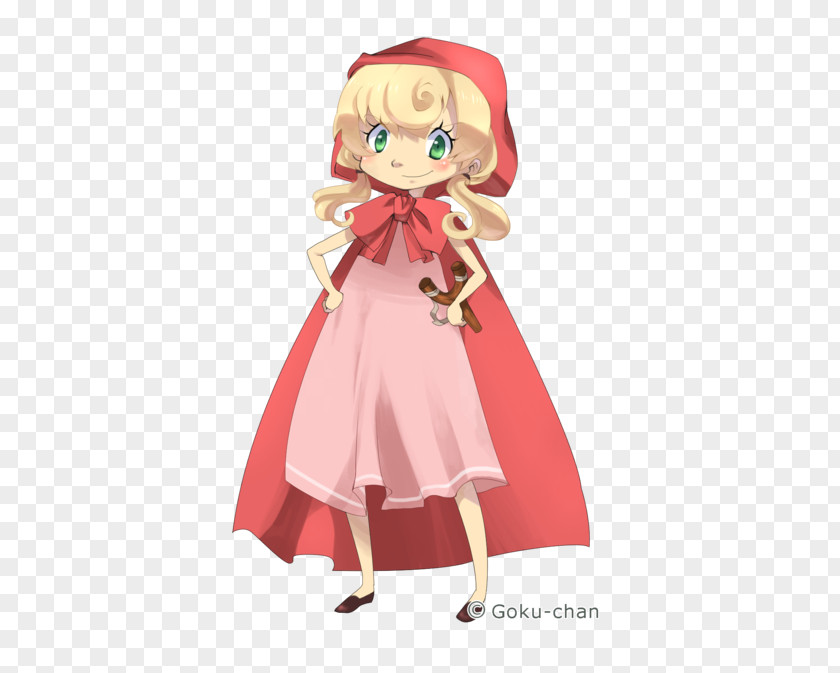 Original Little Red Riding Hood Illustration Fairy Tale Art PNG