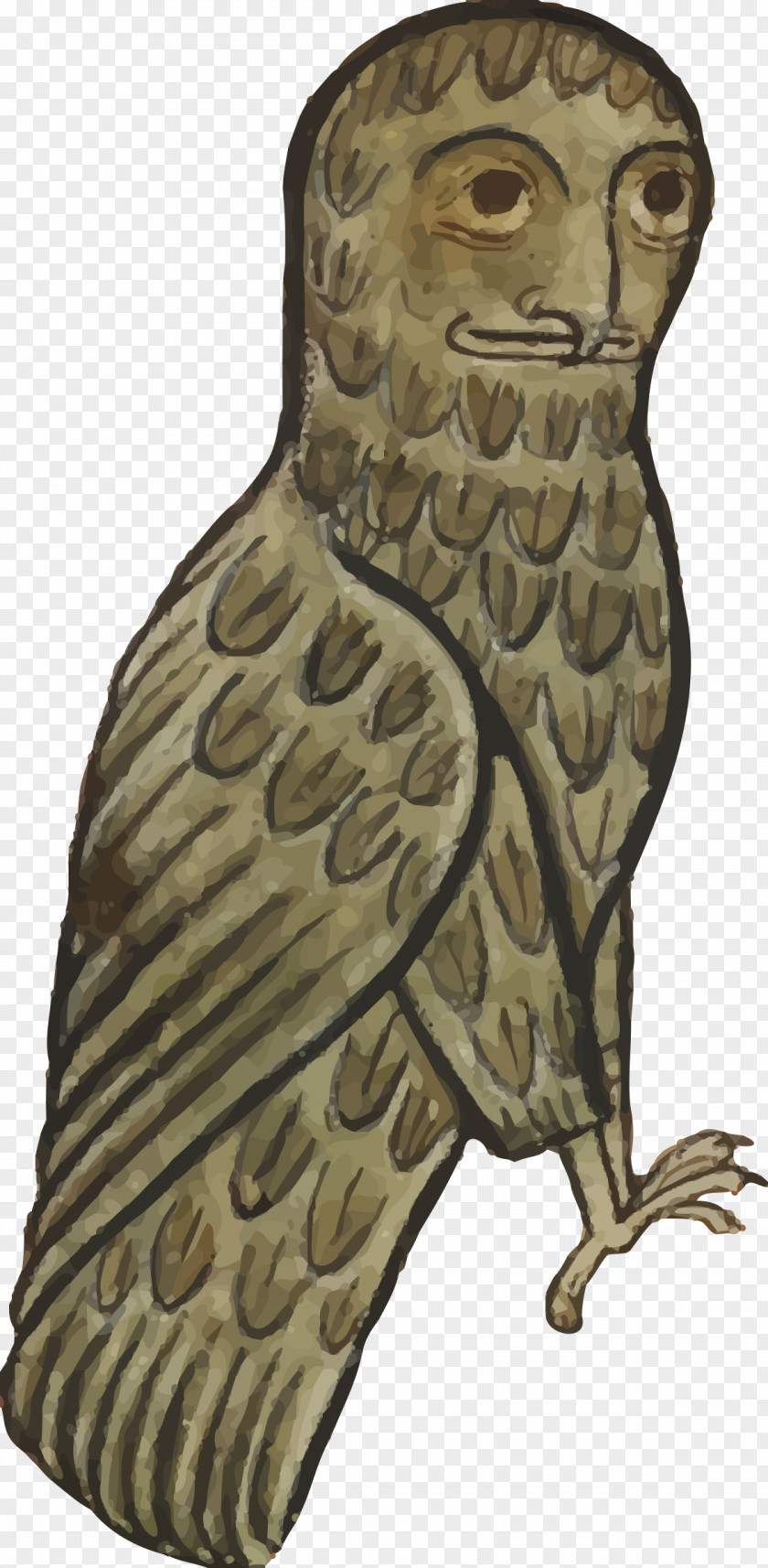 Owl Middle Ages Bird Clip Art Représentation Des Animaux Dans L'art Médiéval Occidental PNG