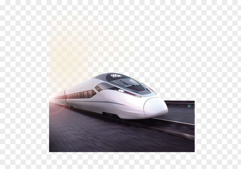 Speeding Motor Car Rail Transport Train Shanghaiu2013Kunming High-speed Railway Amlogic PNG