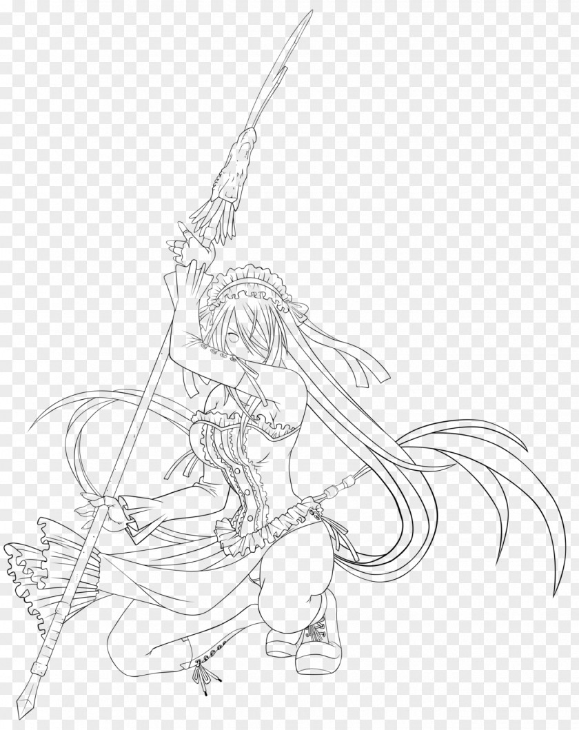 Kanu Unchou DeviantArt Line Art Drawing Sketch PNG