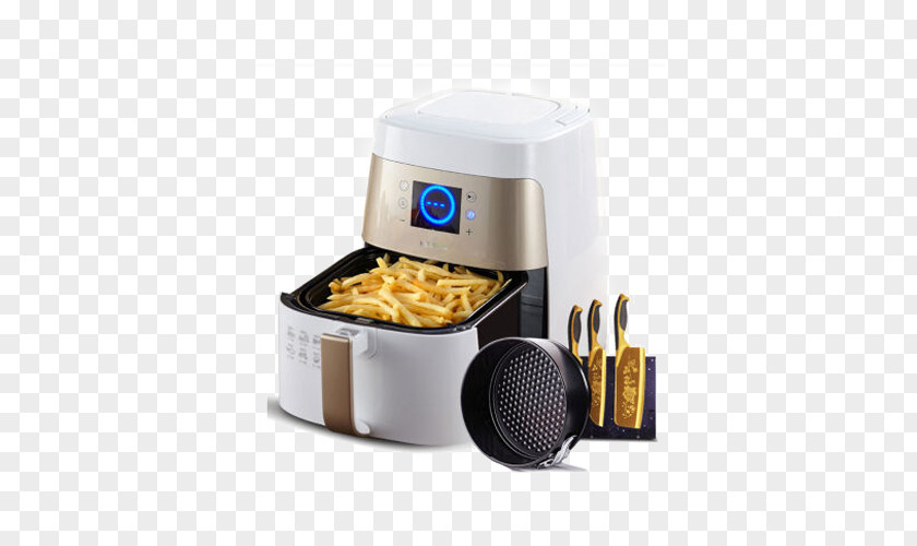 Oil-free Household Electric Grill Kebab Machine Fries French Barbecue Frying Deep Fryer PNG