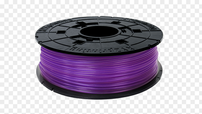 Violet Filament 3D Printing Polylactic Acid Acrylonitrile Butadiene Styrene PNG