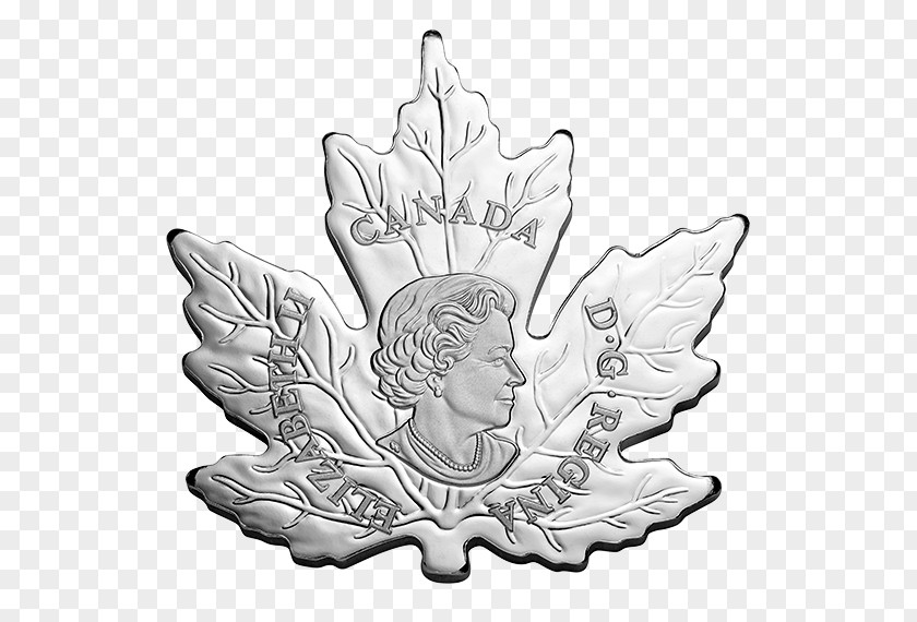 Canada Maple Leaf Coin Royal Canadian Mint PNG