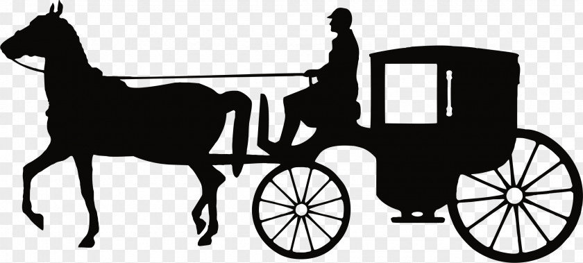Driving Horse And Buggy Carriage Clip Art PNG