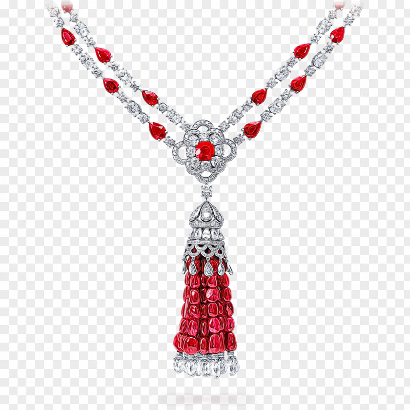Pendant Silver Jewellery Necklace Fashion Accessory Red Body Jewelry PNG