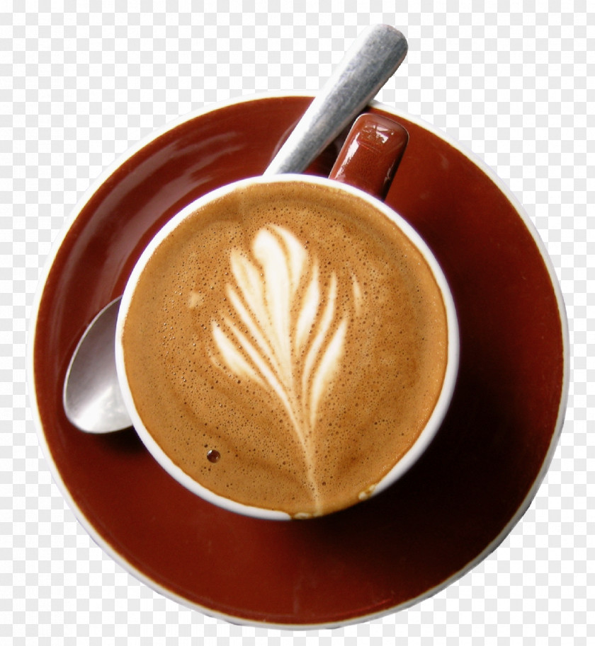 Red Cup Of Coffee Picture Espresso Cappuccino Caffè Mocha PNG
