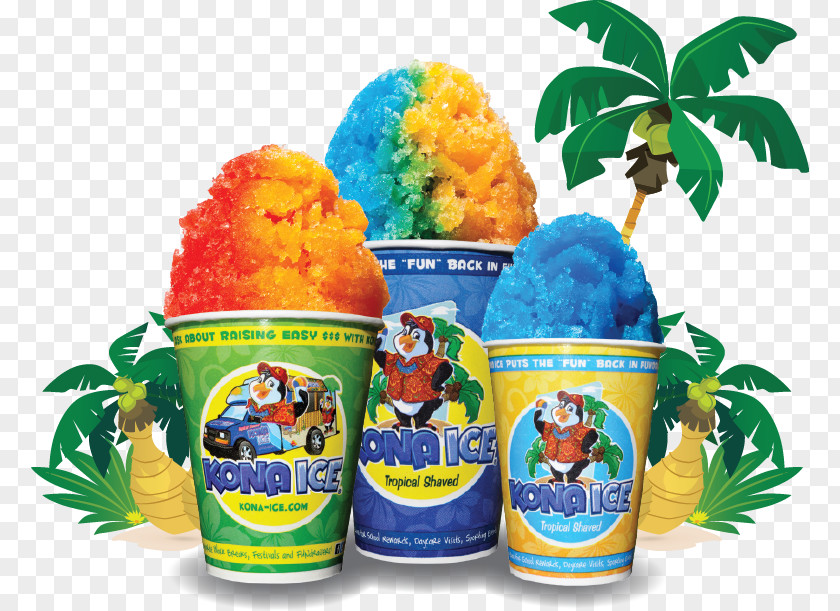 Summer Party Flyer Kona Ice Of Greater Commerce Shave Snow Cone Food Truck PNG
