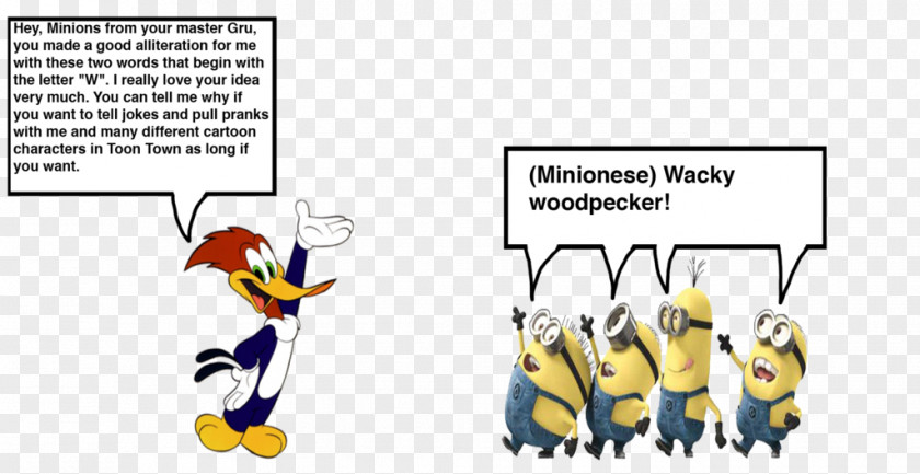 Woody Woodpecker Chilly Willy Minions Humour PNG