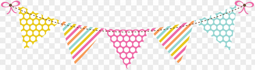 Bunting Banner Paper Clip Art PNG