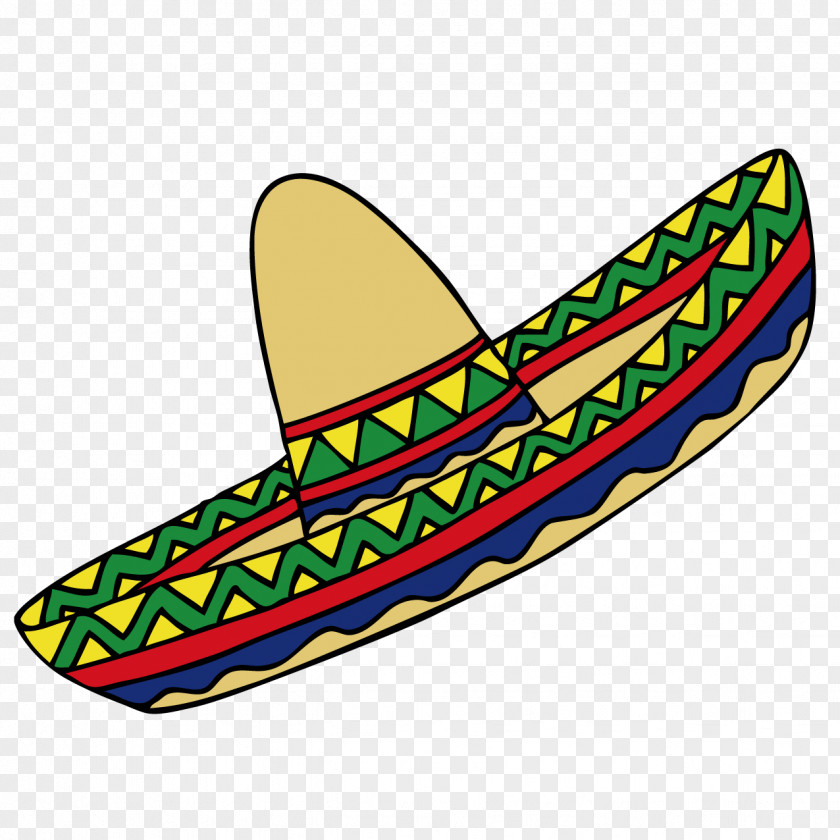 Cartoon Mexican Hat Mexico Clip Art PNG