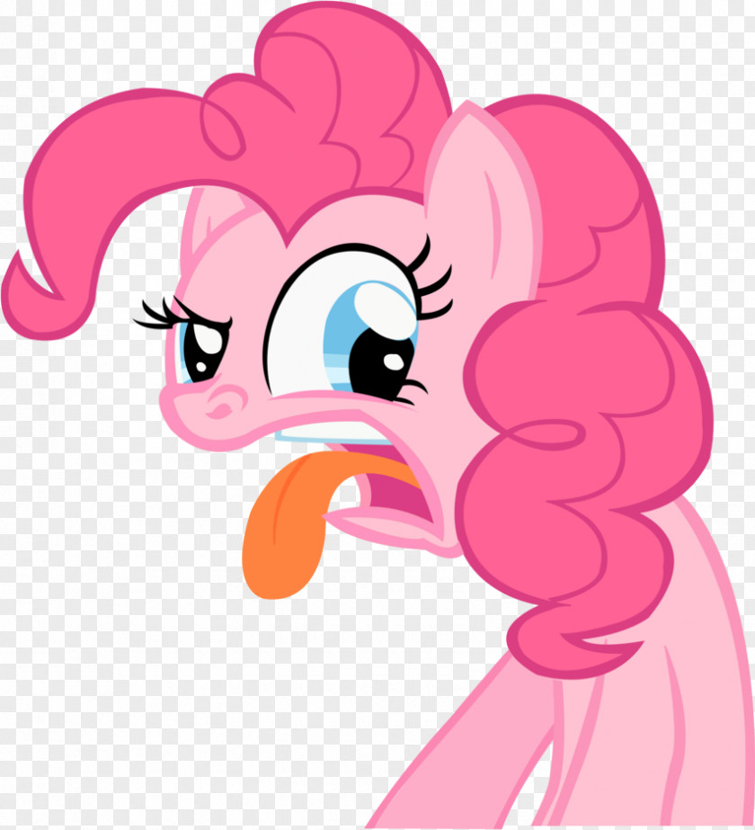 Pinkie Pie Mustache Cream Cupcake Pony PNG