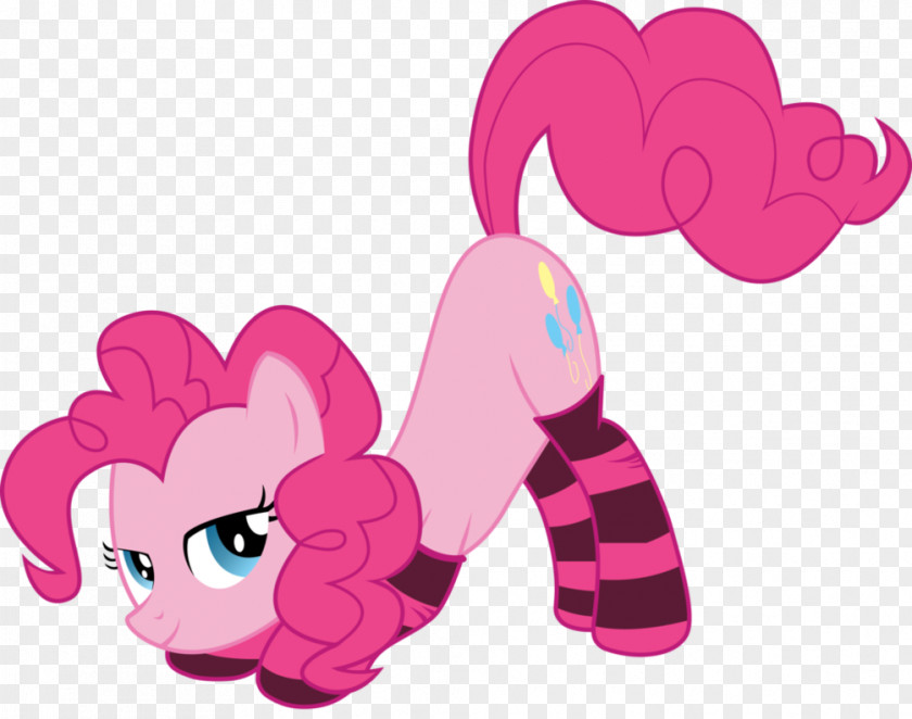Pony Pinkie Pie Applejack Sock Knee Highs PNG