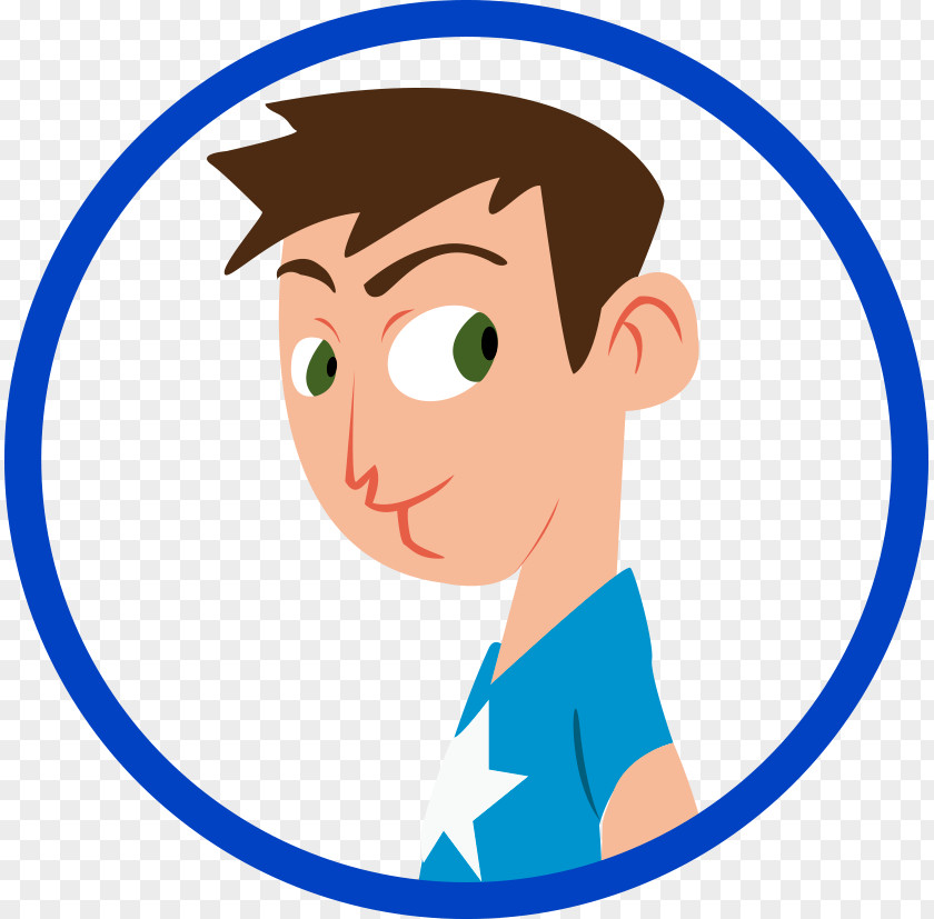 Smile Gesture Boy Cartoon PNG