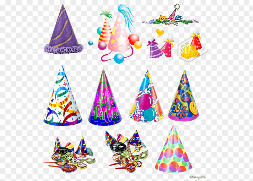 Birthday Party Hat Holiday Clip Art PNG