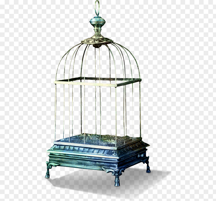 Cartoon Iron Cage Birdcage PNG