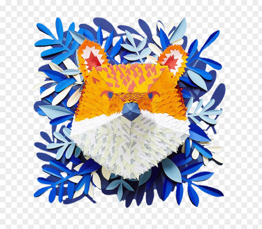 Origami Tiger Mask Visual Arts Artist Painting Illustrator PNG