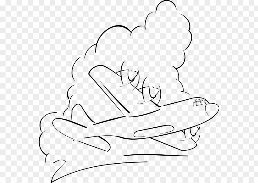 Plane Outline Airplane Flight Drawing Clip Art PNG