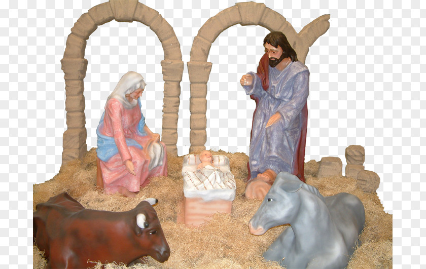 Real Portal Nativity Scene Christmas Day Birth Manger Christ Child PNG
