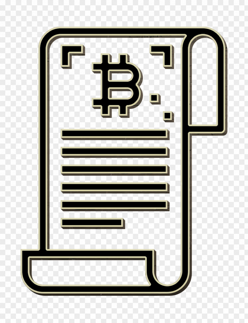 Statement Icon Bitcoin PNG