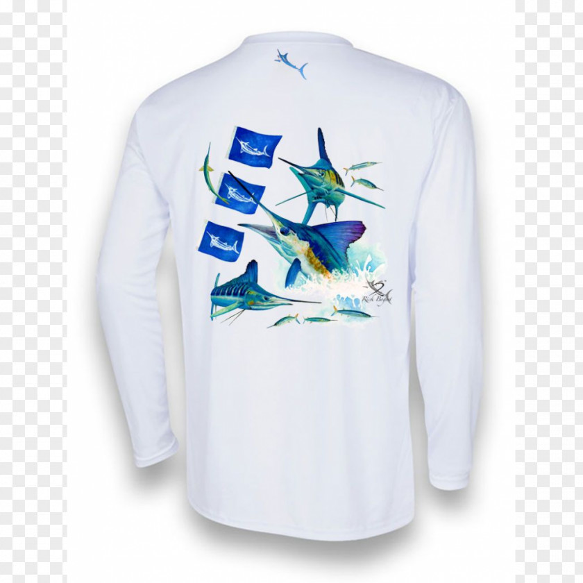 T-shirt Long-sleeved Marlin PNG