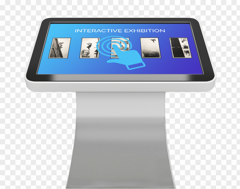 Design Interactive Kiosks Display Device Multimedia Advertising PNG