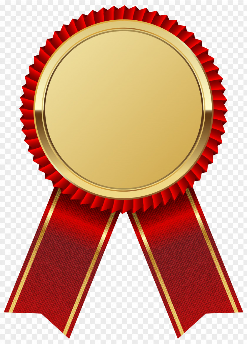 Gold Medal With Red Ribbon Clipart Image Clip Art PNG