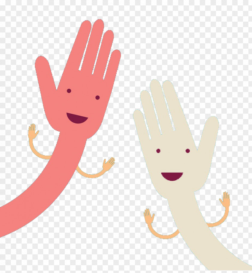 Hand Painted With A Smile Palm Illustration PNG