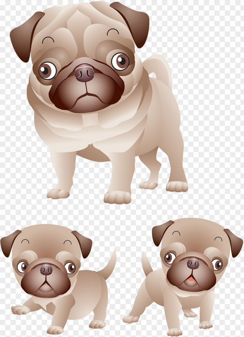 Puppy Pug Shar Pei French Bulldog T-shirt PNG