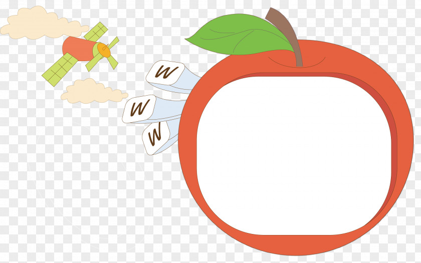 Apple Background Cartoon Poster Promotional Material Drawing PNG