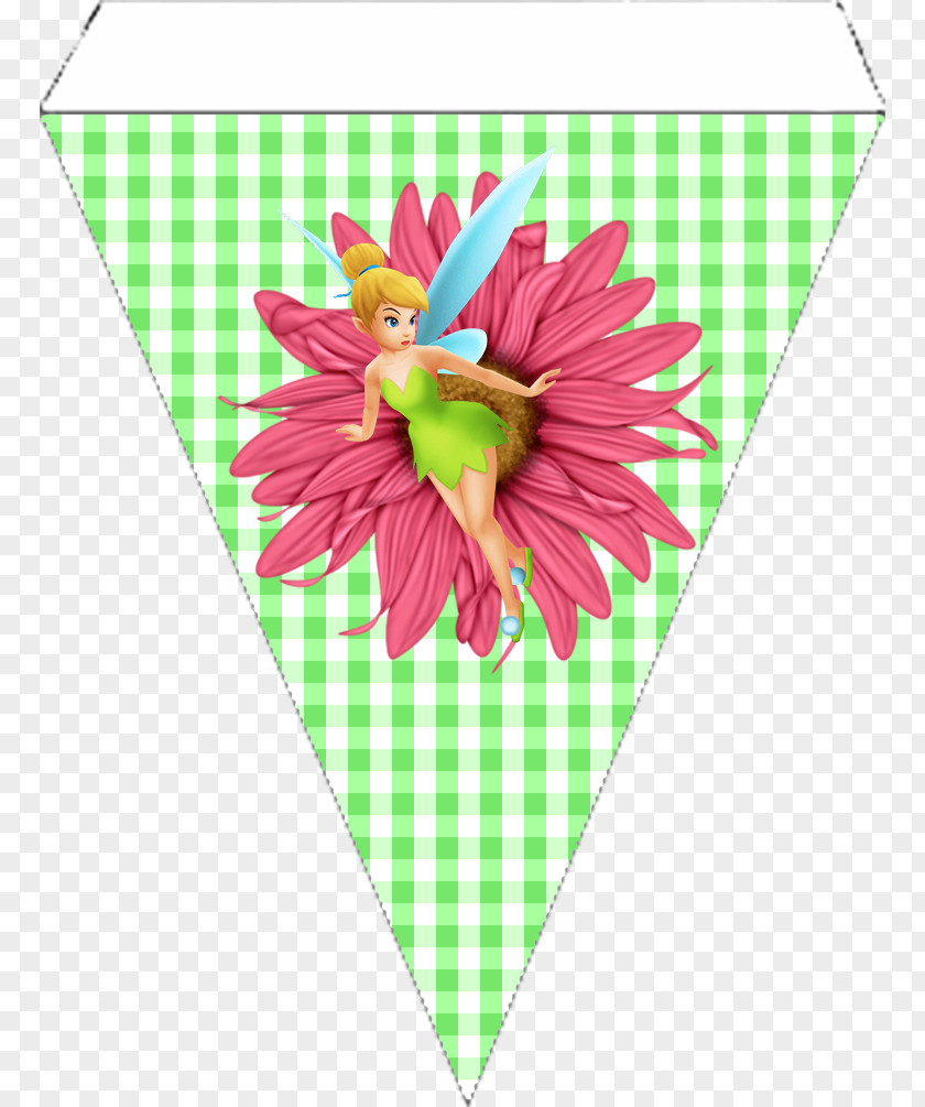 Birthday Flag Tinker Bell Party Costume Convite PNG