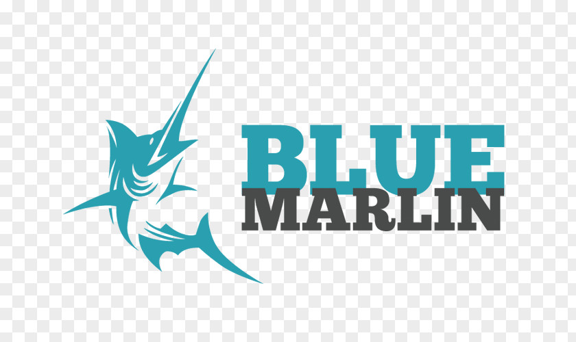 BLUE MARLIN Logo Graphic Design Brand PNG