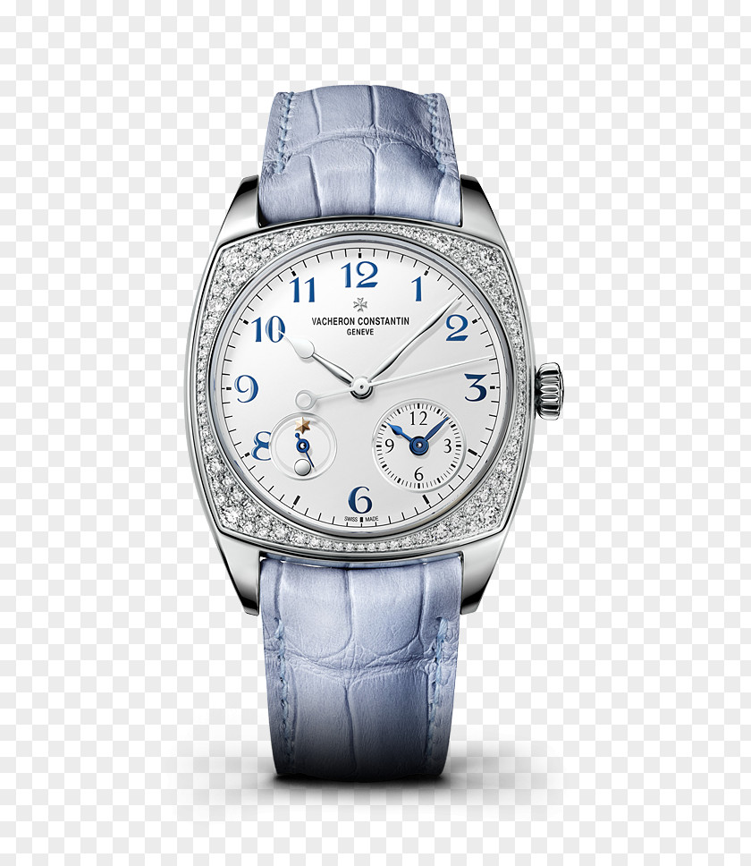 Blue Vacheron Constantin Watch Watches Female Form Chronometer Colored Gold Chronograph Movement PNG