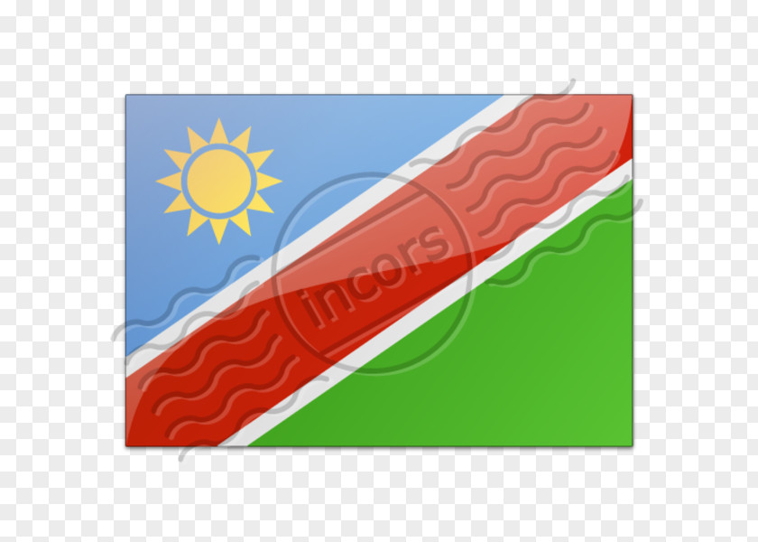 Flag Of Namibia Stock Photography PNG