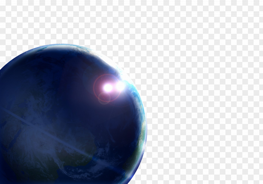 Gorgeous Planet Backlight Material Sphere Wallpaper PNG