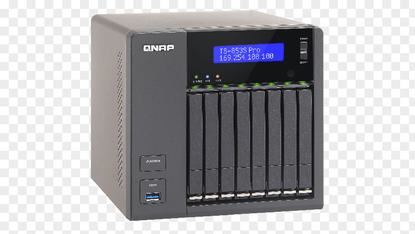 Network Storage Systems QNAP Systems, Inc. Computer Servers Hard Drives Serial ATA PNG