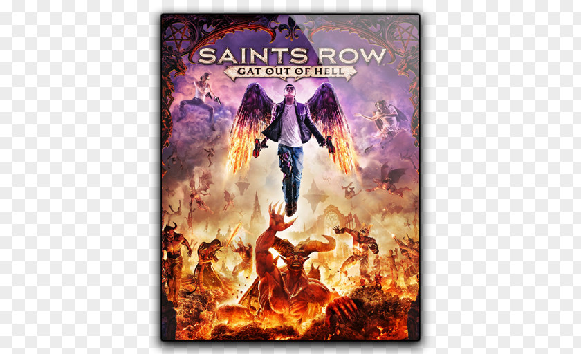 Saints Row 3 Art Row: Gat Out Of Hell IV The Third Xbox 360 PNG