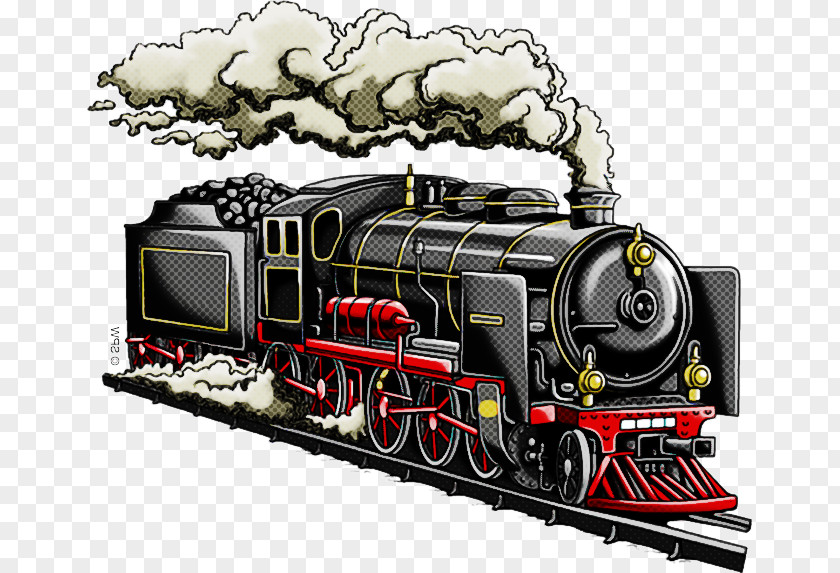 Steam Engine Locomotive Transport Train Vehicle PNG