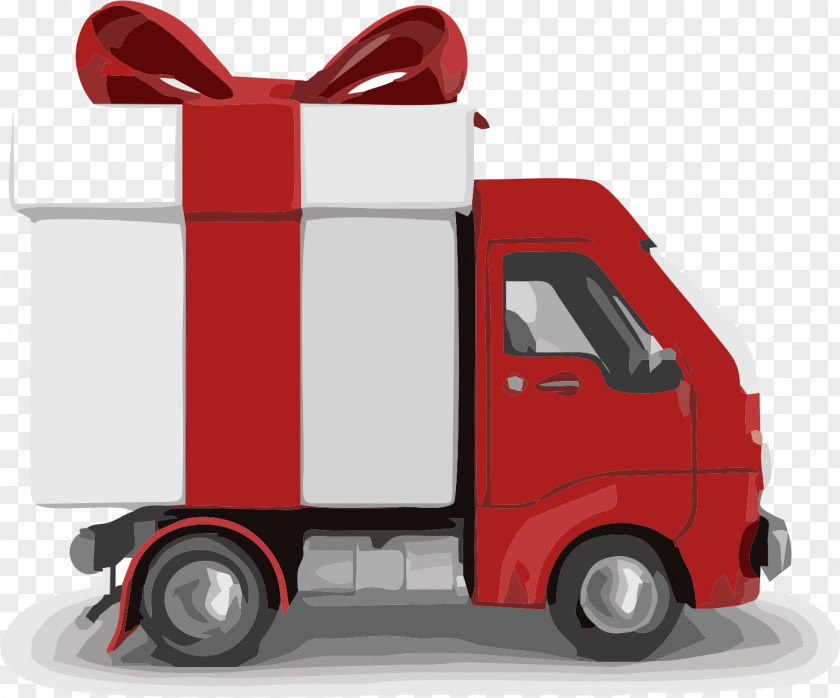 Truck Delivery Cupcake Customer Service Gift Freight Transport PNG