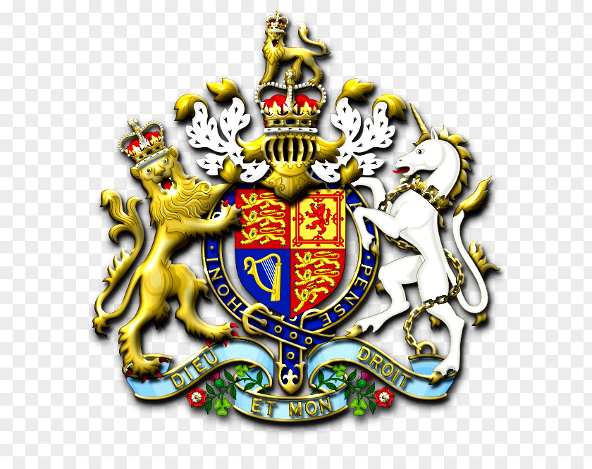 United Kingdom Crest Coronation Of Queen Elizabeth II Royal Coat Arms The PNG