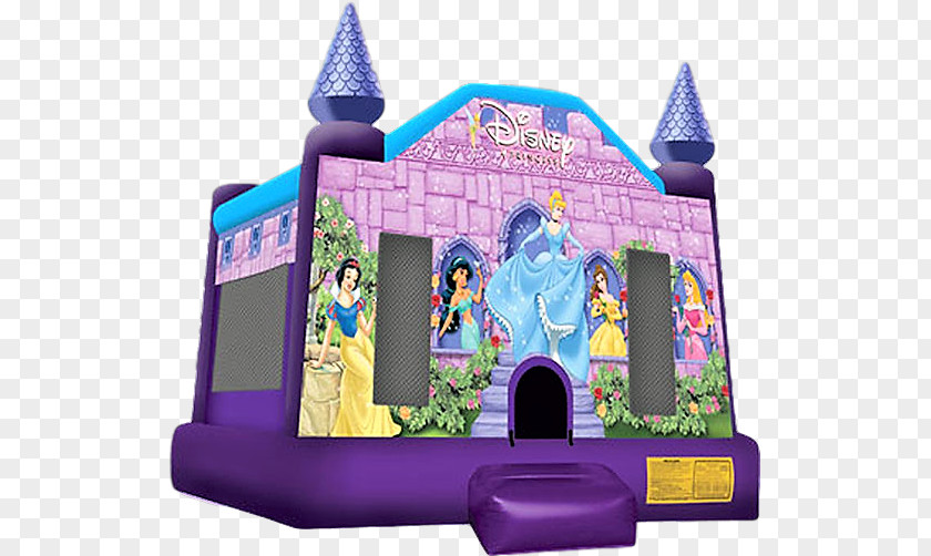 Bounce House Disney Princess Inflatable Bouncers Castle The Walt Company PNG